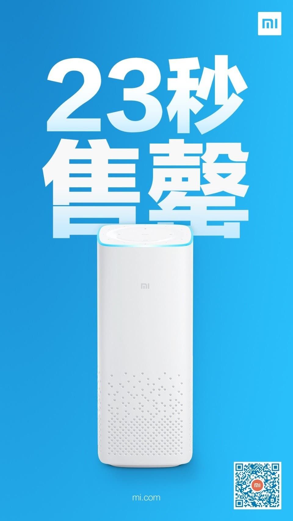 Xiaomi AI Speaker Sold Out in just 23 Seconds at Launch