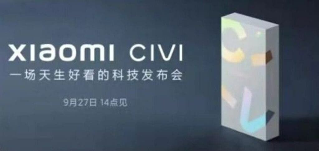 Xiaomi TWS 3 Pro, CIVI Smartphone Set To Launch On September 27