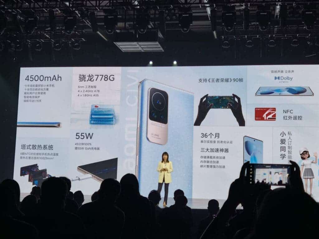 Xiaomi Civi with Snapdragon 778G & a 120Hz AMOLED screen released