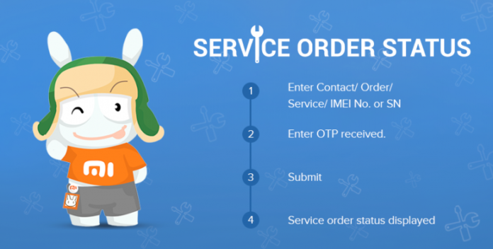 Mi Service Order Status for India lets users track phone repair status online