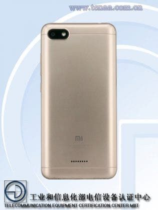 Speculation:  Xiaomi Redmi 6A Appears On TENAA