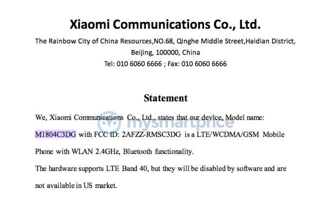 Two new Xiaomi models get green lights from the FCC