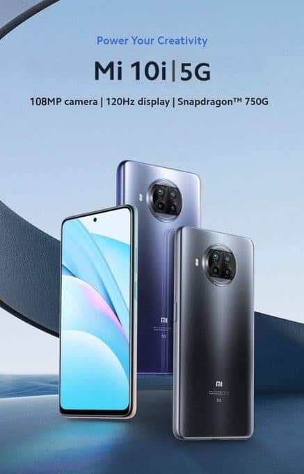 Xiaomi Mi 10i to use SD750G, 120Hz display and a 108MP camera