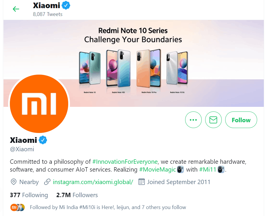 Xiaomi Mi 11 has its own unique emoji icon on Twitter