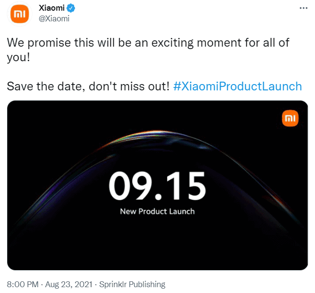 Xiaomi Mi 11T / 11T Pro flagships get a launch date