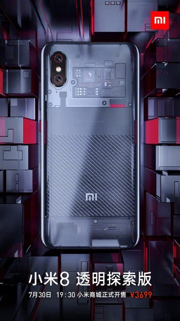 Xiaomi Mi 8 Explorer Edition To Hit The Market On July 30th