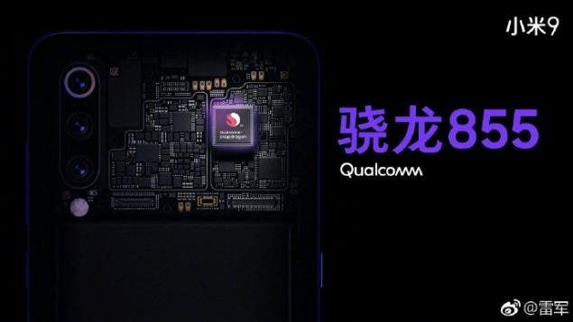 Xiaomi Mi 9 is confirmed to be powered by Snapdragon 855