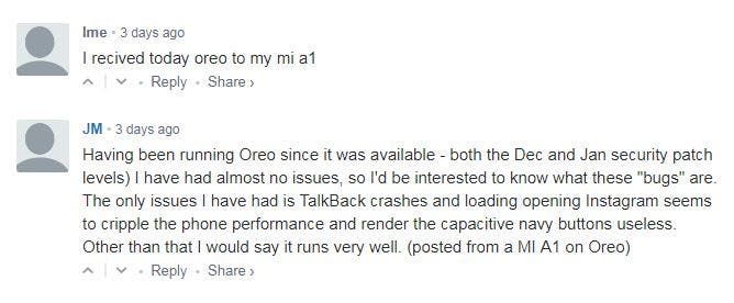Xiaomi Mi A1 Oreo Update Causes Battery Drain - Users Complain