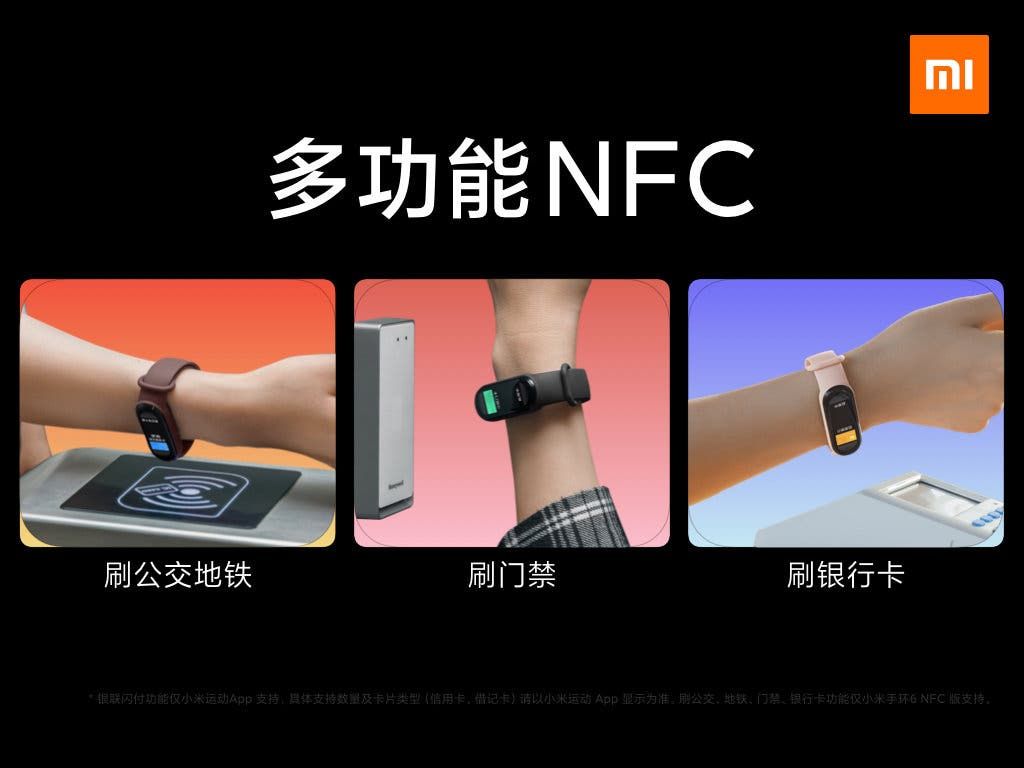 Xiaomi Mi Band 6 with an AMOLED display and NFC launched for $35