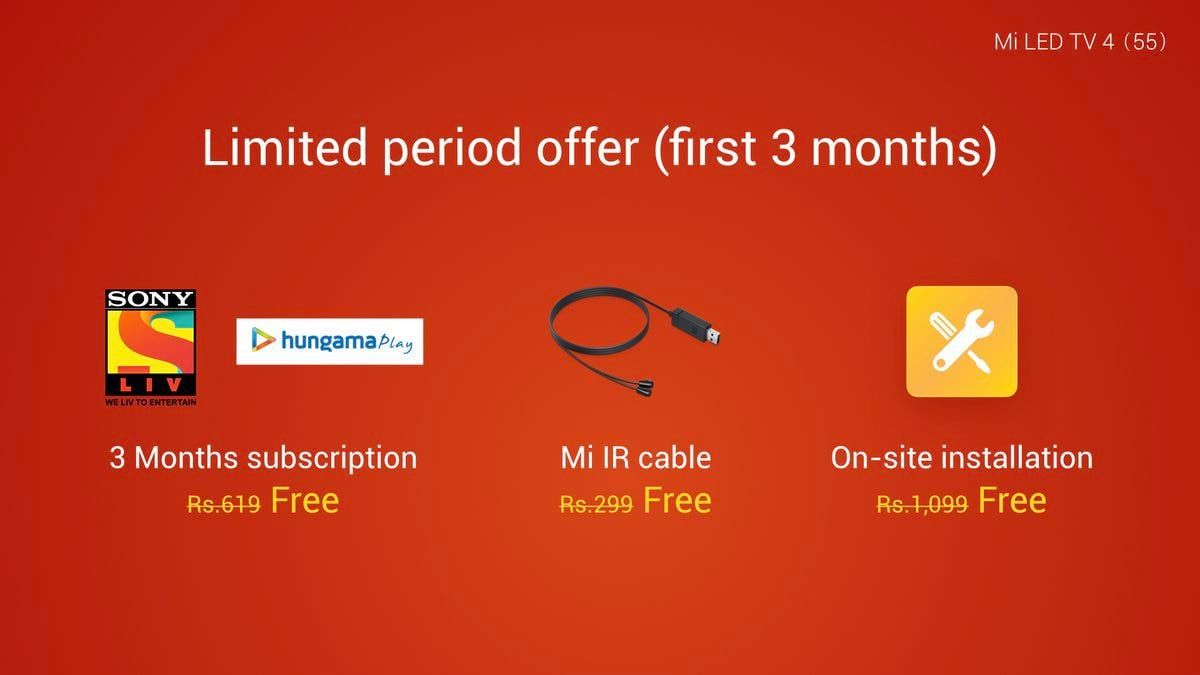 Xiaomi Mi LED TV 4 (55-Inch) Arrives India For Rs. 39,999 ($624)