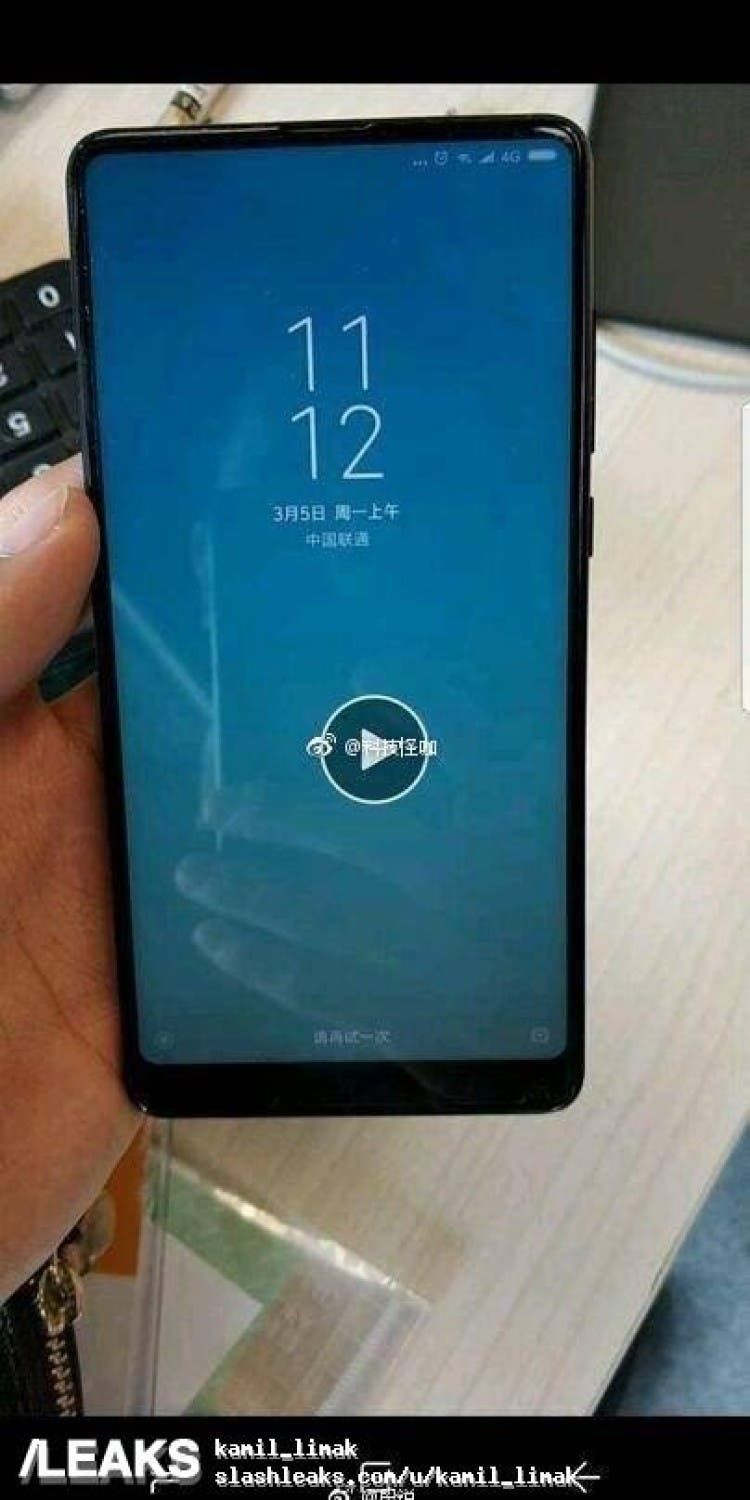 New Leak Reveals Front & Rear Design Of Xiaomi Mi MIX 2S