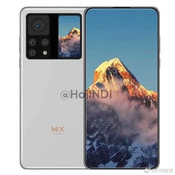 Xiaomi Mi MIX 4 latest renders shows a secondary display