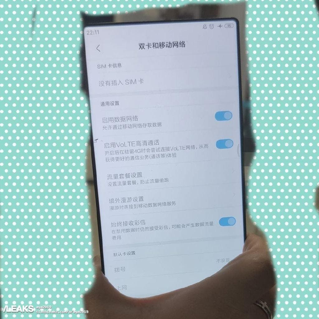 Xiaomi Mi MIX 4 real image appears online