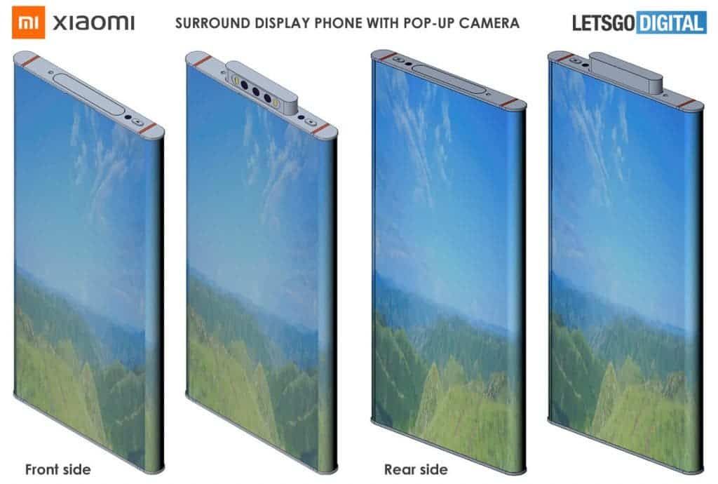 Xiaomi Mi MIX Alpha 2 patent: All round screen with a pop-up camera