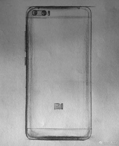 Xiaomi Mi 6 sketches appear, confirm what we already know