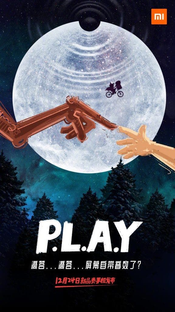 Xiaomi Play may use a waterdrop design