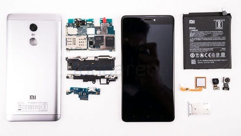 Photo Feature: Xiaomi Redmi Note 4 Teardown (Snapdragon Version)