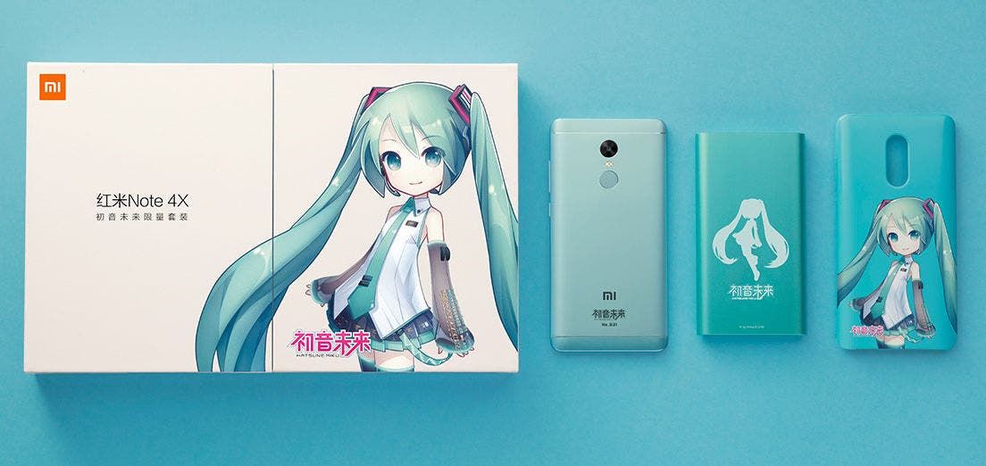GAWK: Photos of the Redmi Note 4X Hatsune Miku (the one I want)