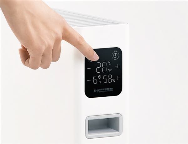 Xiaomi Zhimi smart electric heater with a touchscreen crowdfunded for 399 Yuan ($57)