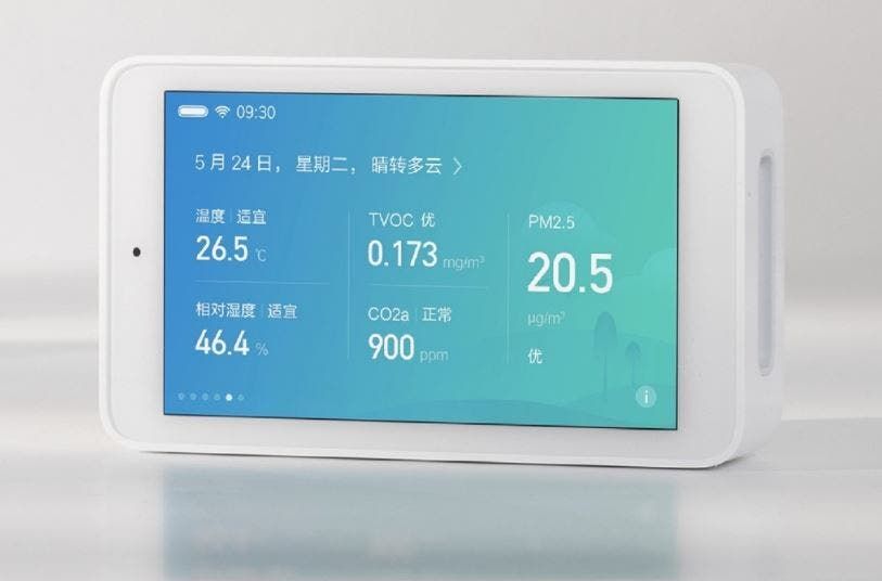 Xiaomi Mi home air detector hit the shelves for 399 Yuan ($58)