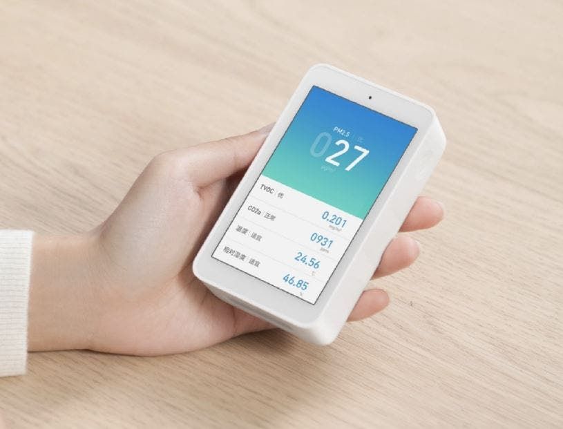Xiaomi Mi home air detector hit the shelves for 399 Yuan ($58)