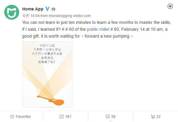 Xiaomi to launch smart home products on February 14 but they are not romantic