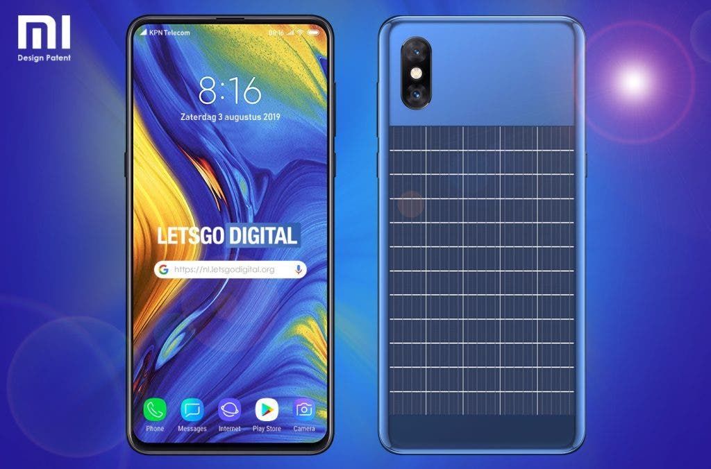 Xiaomi patents solar-panel equipped smartphone