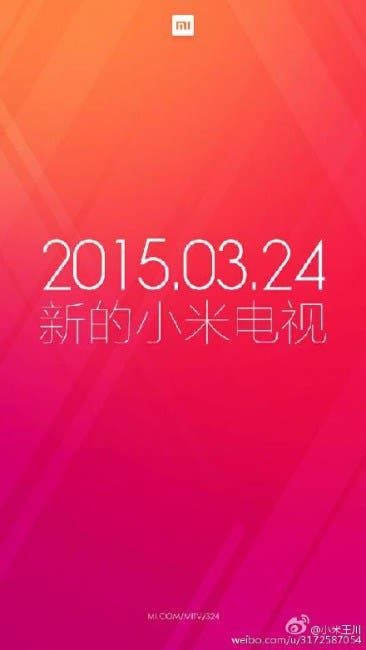 3rd generation Xiaomi TV could launch on 24th March