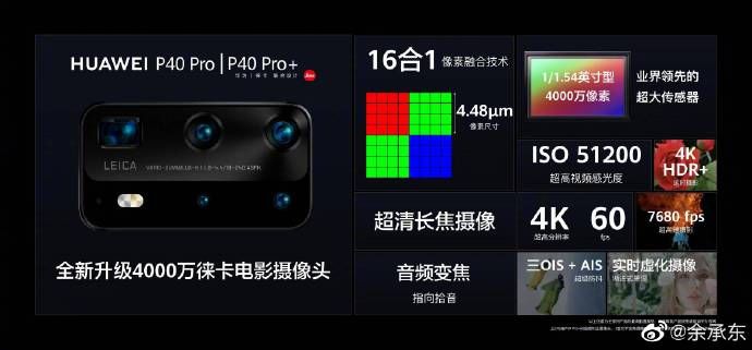 Yu Chengdong: 100MP sounds high, but it's not as good as the outsole CMOS