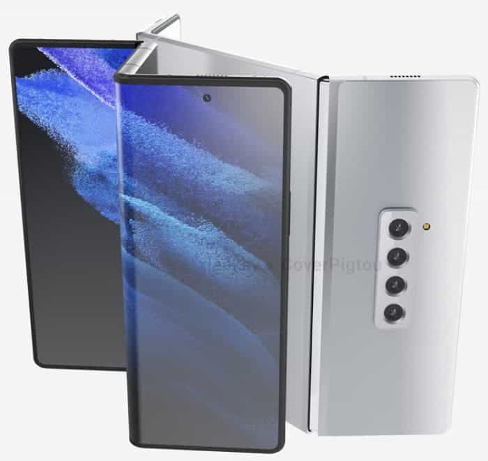 Samsung Galaxy Z Fold 3 renders leaked in two versions