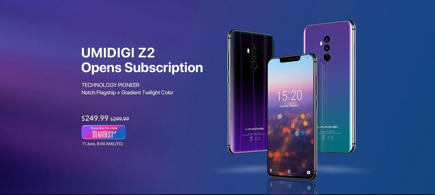 UMIDIGI Z2 to Adopt a New Gradient Color - Twilight Black