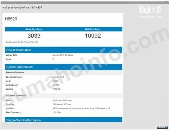 Sony Mysterious Phone Crushes GeekBench - Snapdragon 855 Powered?