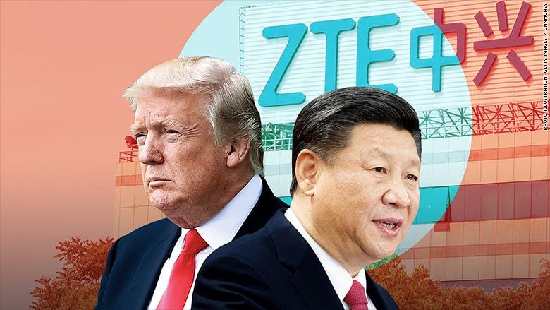 ZTE To Lose Up To 9 Billion Yuan ($1.4 Billion) In The First Half Of The Year Due To US Fine