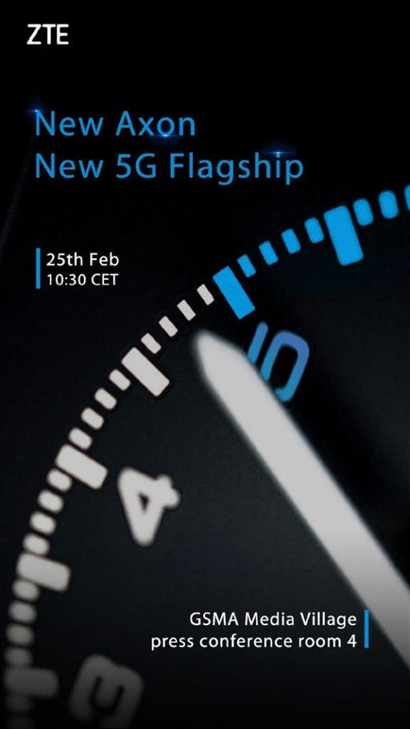ZTE MWC19 invites confirms a flagship 5G Axon phone launch