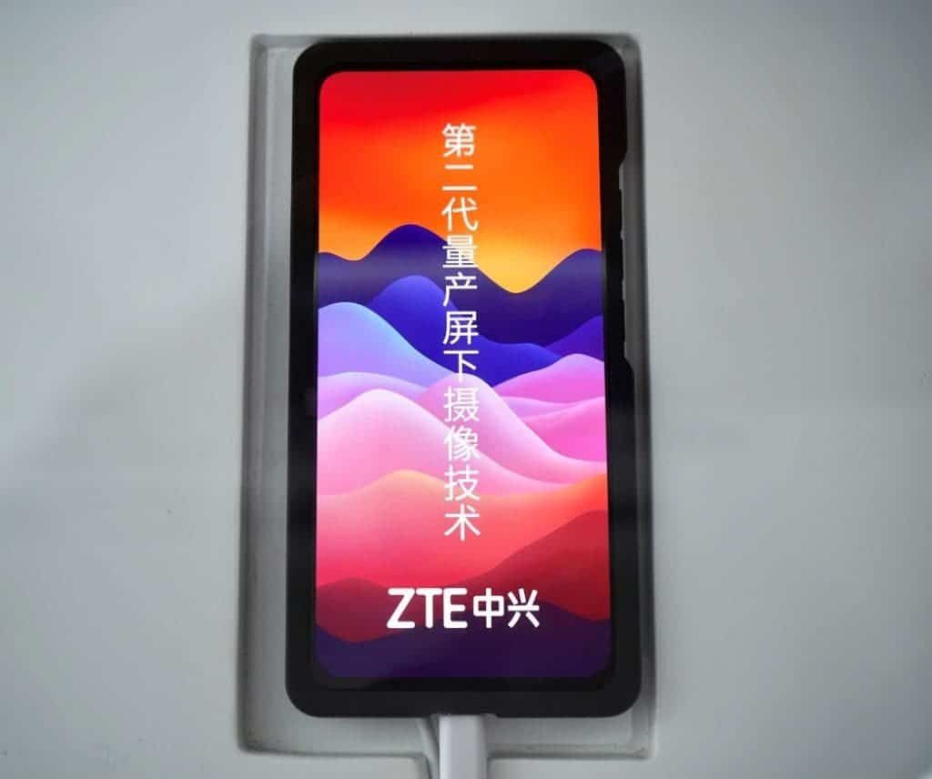 ZTE showcases its second-gen on-screen camera technology at MWC
