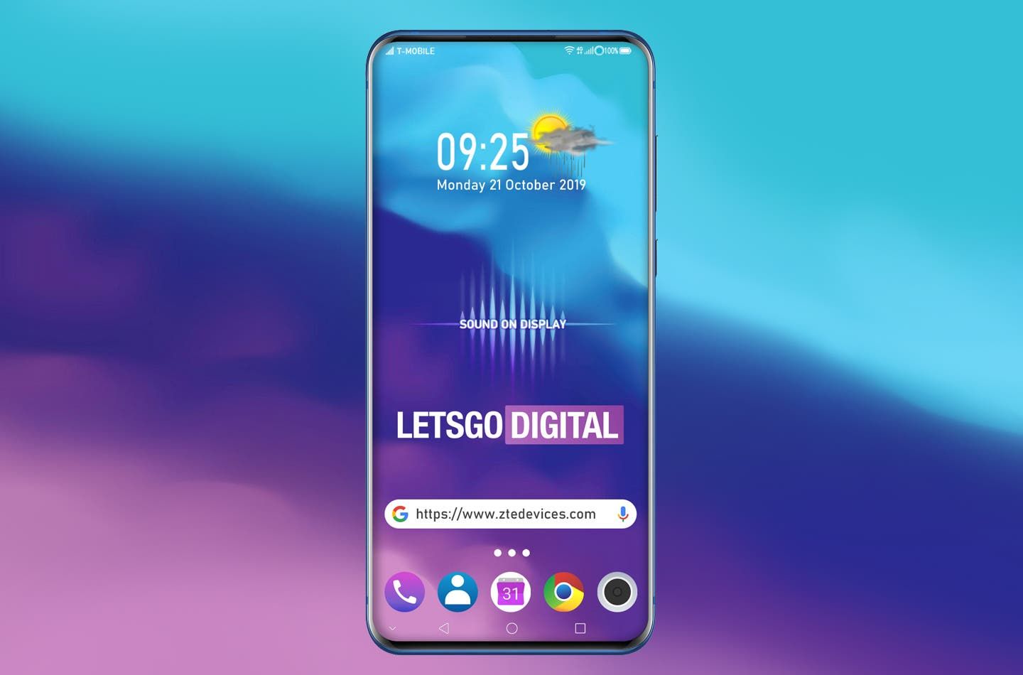 ZTE new patent has a unique punch-hole camera