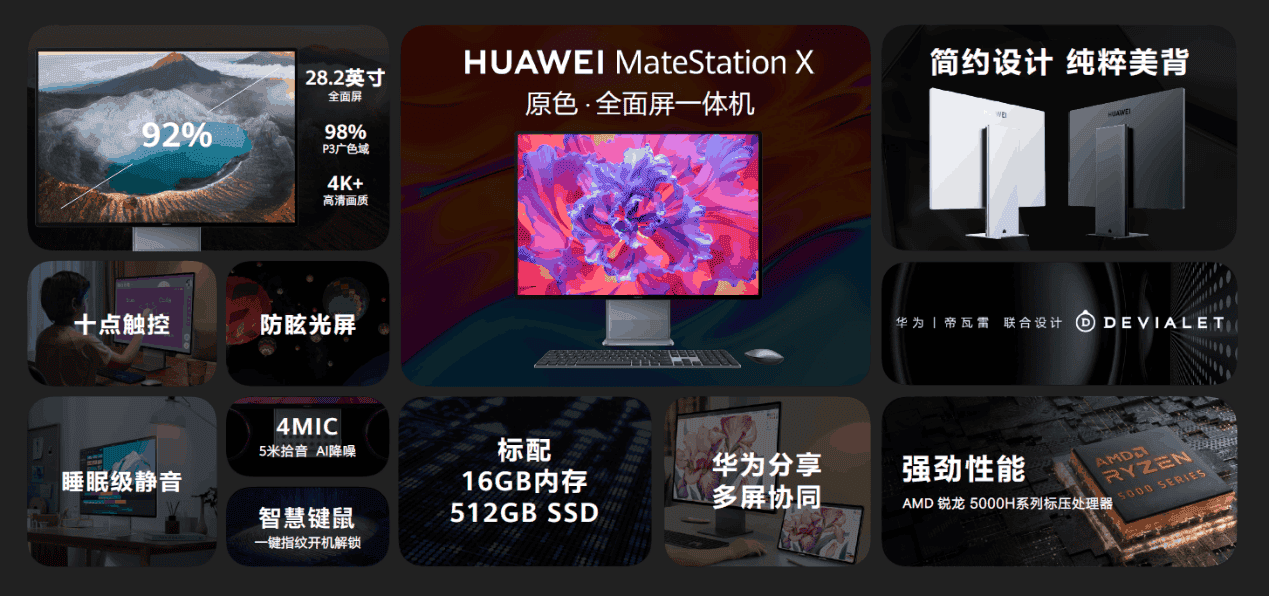 Huawei MateStation X All-in-One Premium Machine Announced