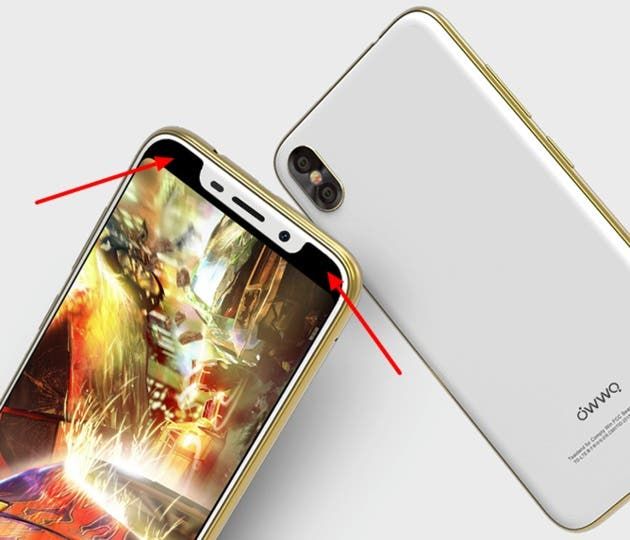 OWWO X Doesn't Sport A Full-Screen Design Like iPhone X