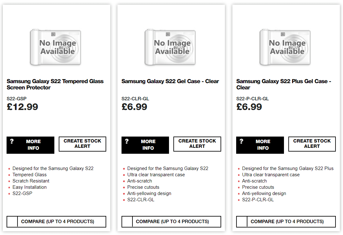 Samsung Galaxy S22 Accessories Leaked: More Than 60 Cases