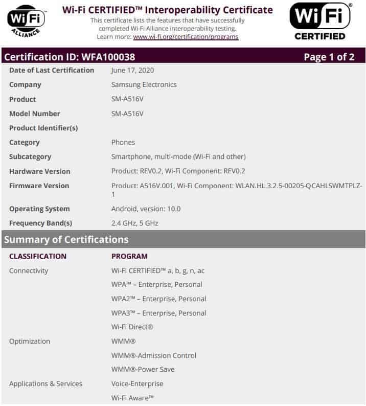 Galaxy A51s 5G spotted on Geekbench with 765G SoC and 6GB of RAM