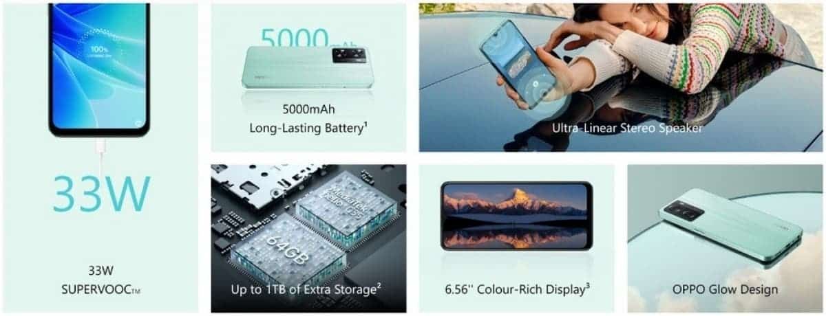 Oppo A57 4G unveiled with Helio G35 processor and 33W charging
