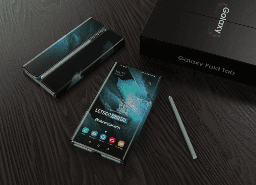 First look at the Samsung Galaxy Z Fold Tab renders: dual foldable screen & more