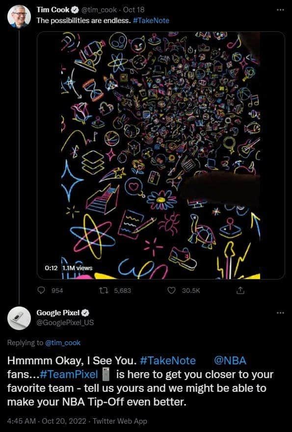 Google was caught using an iPhone to promote the new Pixel 7 series