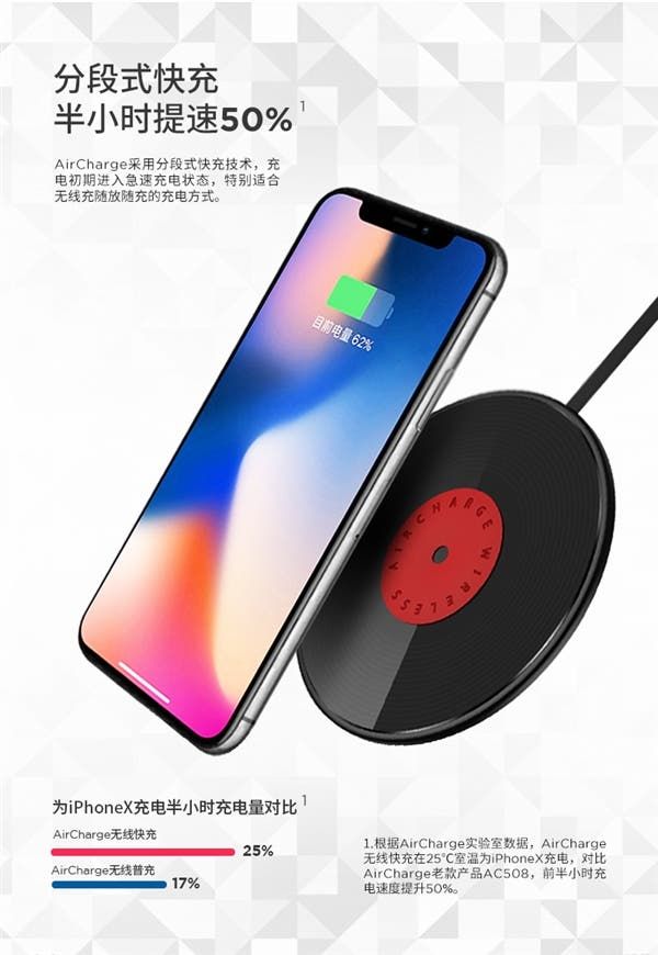 Nanfu releases new iPhone X wireless charger with 50% faster speeds