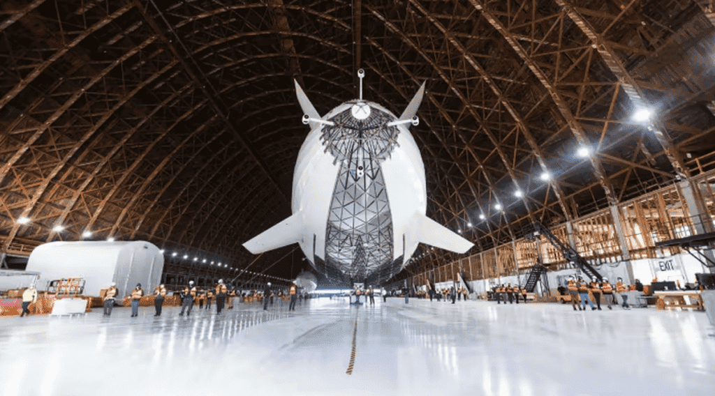 Google founder develops a mysterious electric airship - Pathfinder 1 airship