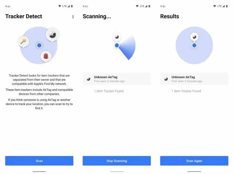 Apple releases an Android app for finding AirTag trackers