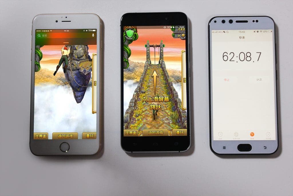 Battery endurance test : AllCall Madrid  vs IPhone 6s Plus