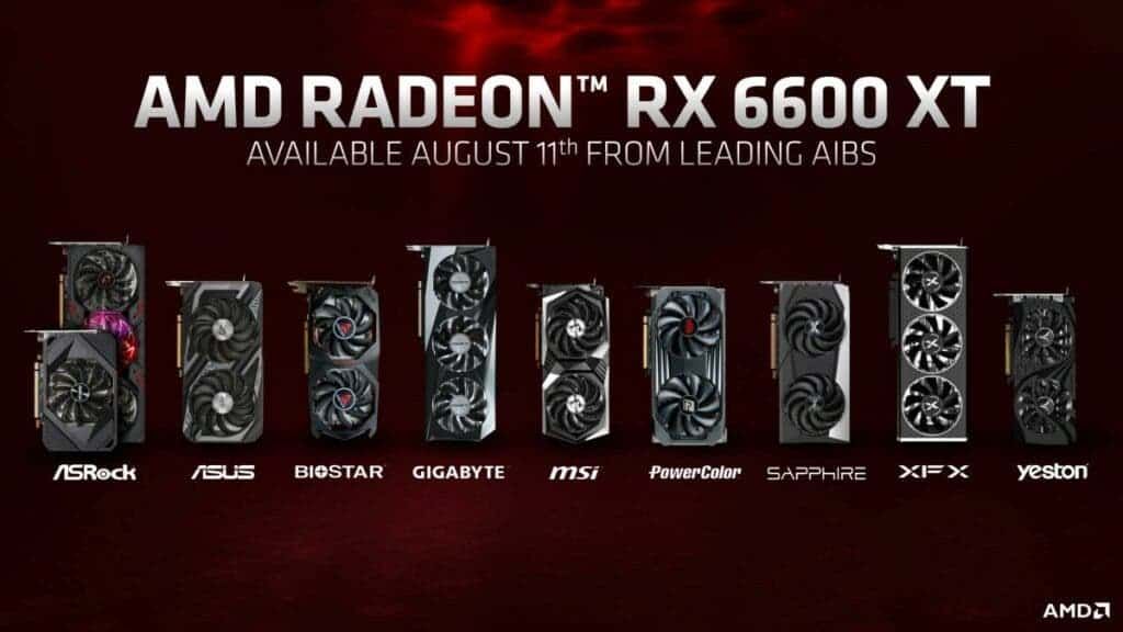 AMD unveils Radeon RX 6600 XT graphics cards for $379