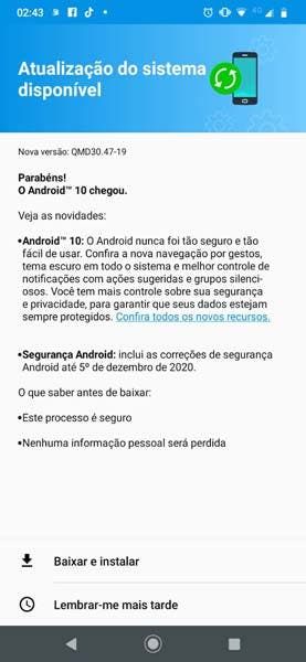 Moto G8 Play is receiving Android 10 update