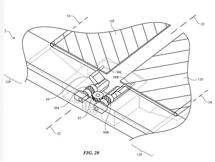 Apple foldable device patent exposure: uses a removable bezel to prevent display creases
